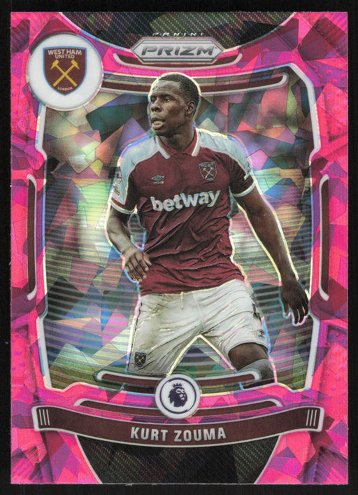 Kurt Zouma 2021 Panini Prizm Premier League # 230 Pink Ice West Ham United - Collectible Craze America