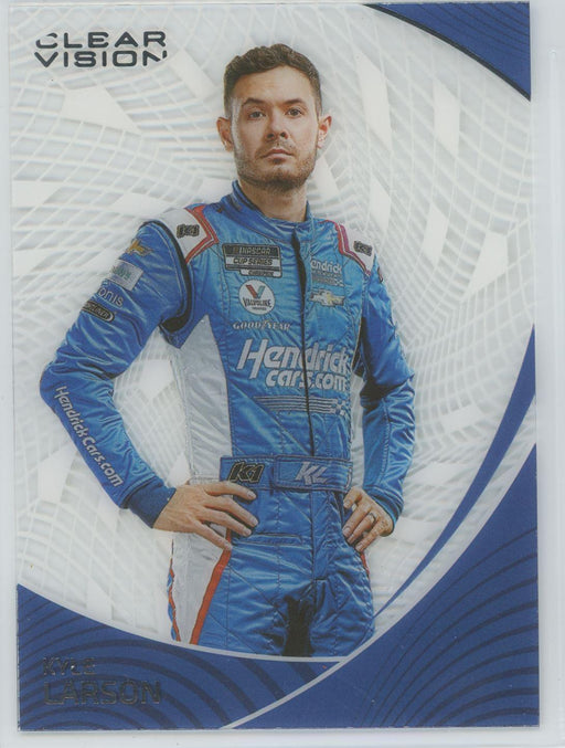 Kyle Larson 2022 Panini Chronicles Racing Clear Vision # 22 - Collectible Craze America