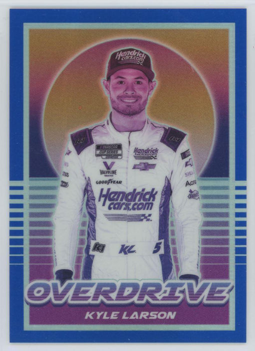 Kyle Larson 2022 Panini Chronicles Racing Overdrive # 20 Blue Prizm 130/199 - Collectible Craze America