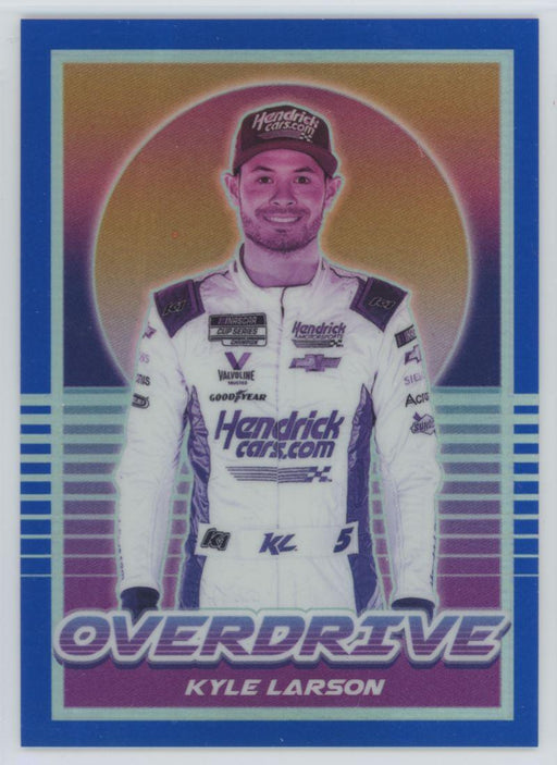 Kyle Larson 2022 Panini Chronicles Racing Overdrive # 20 Blue Prizm 130/199 - Collectible Craze America
