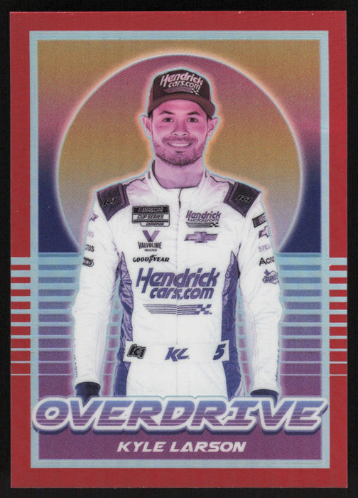 Kyle Larson 2022 Panini Chronicles Racing Overdrive # 20 Red 23/99 - Collectible Craze America