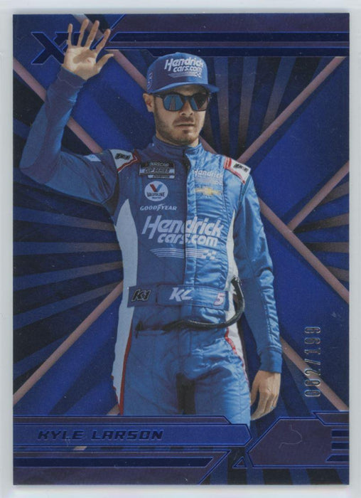 Kyle Larson 2022 Panini Chronicles Racing XR # 15 Blue 2/199 - Collectible Craze America