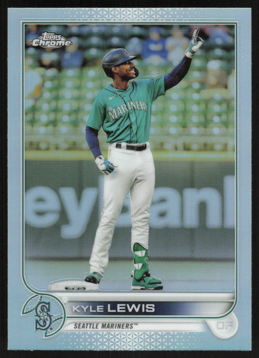 Kyle Lewis 2022 Topps Chrome Baseball # 102 Seattle Mariners Base