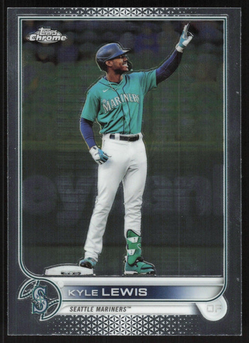 Kyle Lewis 2022 Topps Chrome Baseball # 102 Seattle Mariners Base - Collectible Craze America