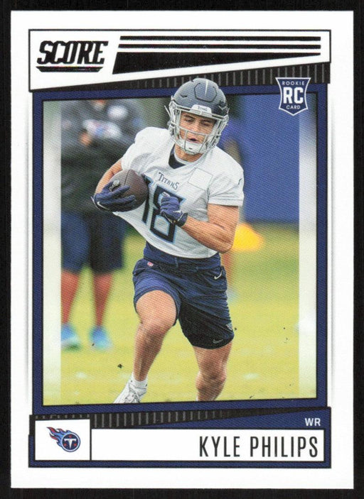 Kyle Philips 2022 Panini Score Football # 393 RC Base Tennessee Titans - Collectible Craze America