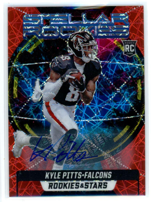 Kyle Pitts 2021 Panini Rookies & Stars Stellar Rookies Longevity # SR-10 RC Auto 22/25 Atlanta Falcons - Collectible Craze America