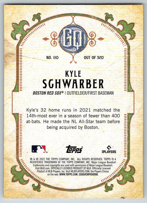 Kyle Schwarber 2022 Topps Gypsy Queen # 110 Boston Red Sox - Collectible Craze America