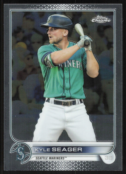 Kyle Seager 2022 Topps Chrome Baseball # 131 Seattle Mariners Base - Collectible Craze America