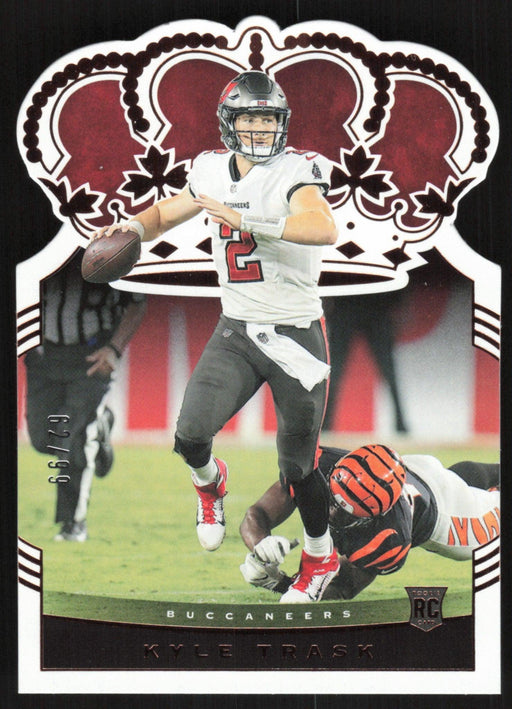 Kyle Trask 2021 Panini Chronicles Crown Royale Rookie # CR-7 RC Bronze 62/99 Tampa Bay Buccaneers - Collectible Craze America