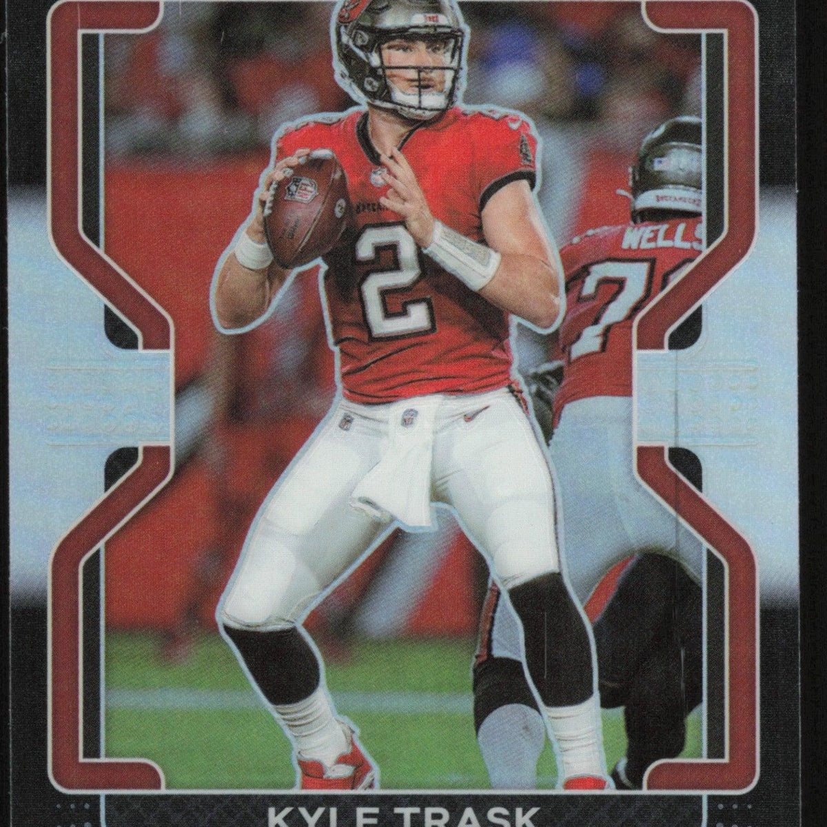 Kyle Trask 2021 Panini Chronicles Prizm Black PB 16 RC Silver