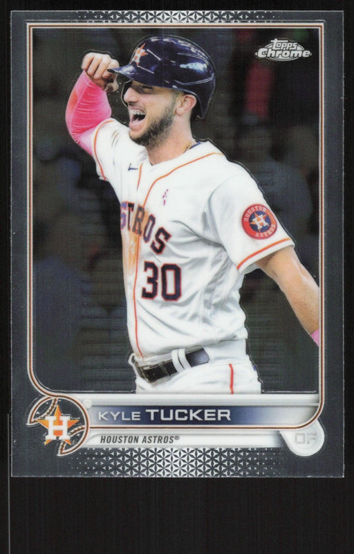 Kyle Tucker 2022 Topps Chrome Baseball # 45 Houston Astros Base - Collectible Craze America