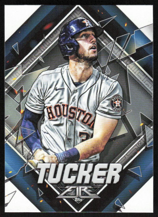 Kyle Tucker 2022 Topps Fire Baseball # 38 Houston Astros Base - Collectible Craze America