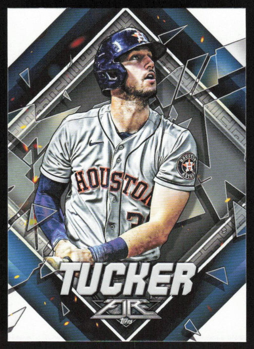 Kyle Tucker 2022 Topps Fire Baseball # 38 Houston Astros Base - Collectible Craze America