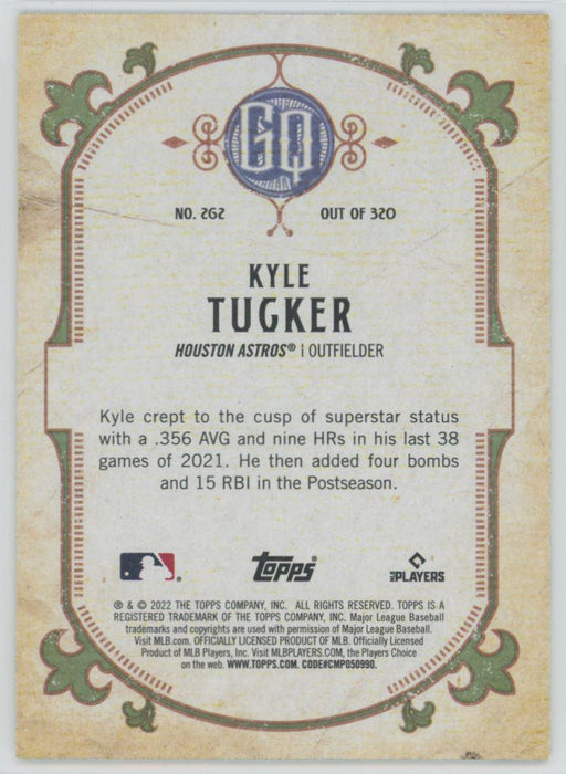 Kyle Tucker 2022 Topps Gypsy Queen # 262 Houston Astros - Collectible Craze America