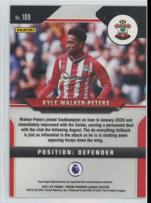 Kyle Walker-Peters 2021 Panini Prizm Premier League Soccer # 109 - Collectible Craze America