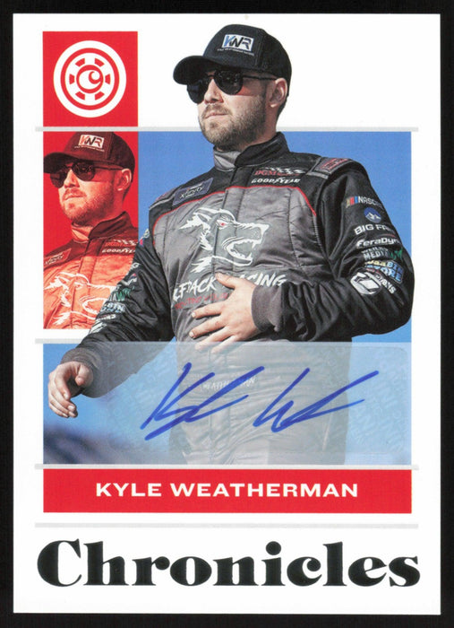 Kyle Weatherman 2022 Panini Chronicles Racing Chronicles # 3 Auto - Collectible Craze America