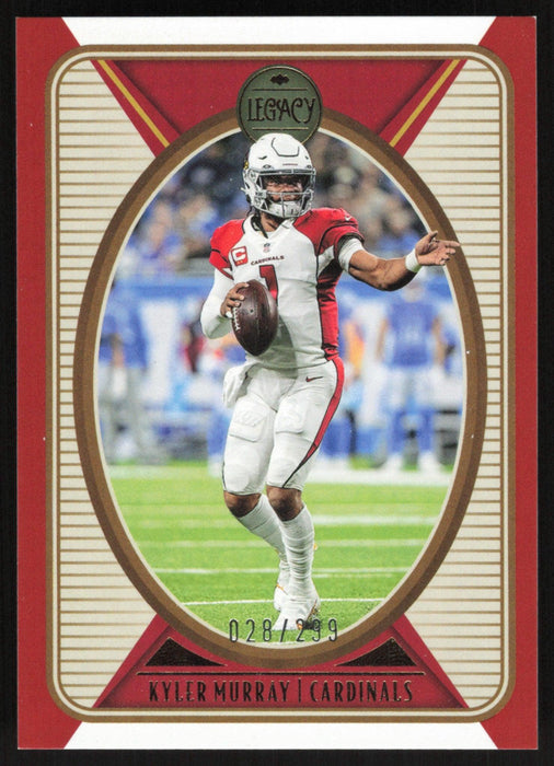 Kyler Murray 2022 Panini Legacy # 1 Red 28/299 Arizona Cardinals - Collectible Craze America