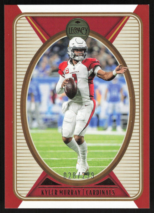 Kyler Murray 2022 Panini Legacy # 1 Red 28/299 Arizona Cardinals - Collectible Craze America