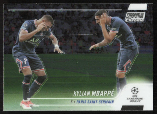 Kylian Mbappe 2021 Topps Stadium Club Chrome UEFA Champions League # 75 Paris Saint-Germain Base - Collectible Craze America