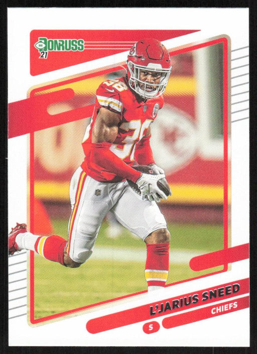 L'Jarius Sneed 2021 Donruss Football # 122 Kansas City Chiefs Base - Collectible Craze America