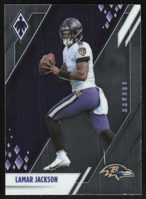 Lamar Jackson 2021 Panini Phoenix # 7 Baltimore Ravens Base - Collectible Craze America