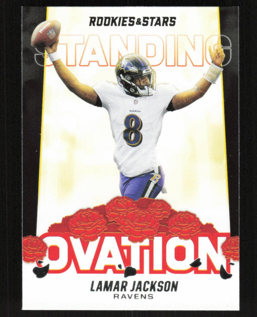 Lamar Jackson 2021 Panini Rookie & Stars # SO-6 Standing Ovation Baltimore Ravens - Collectible Craze America