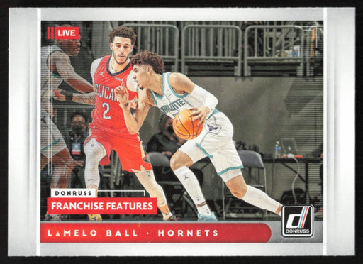 LaMelo Ball 2021 Donruss Franchise Features # 23 Charlotte Hornets - Collectible Craze America