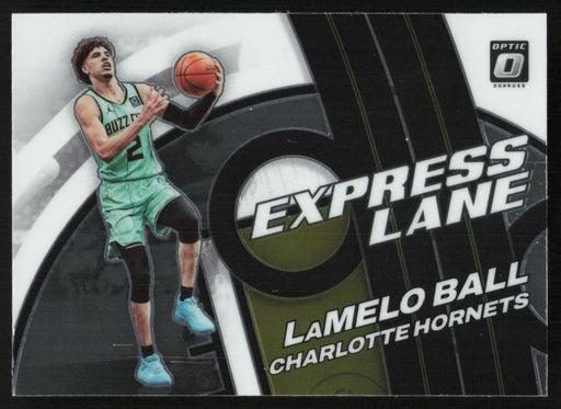 LaMelo Ball 2021 Panini Donruss Optic # 16 Express Lane Charlotte Hornets - Collectible Craze America