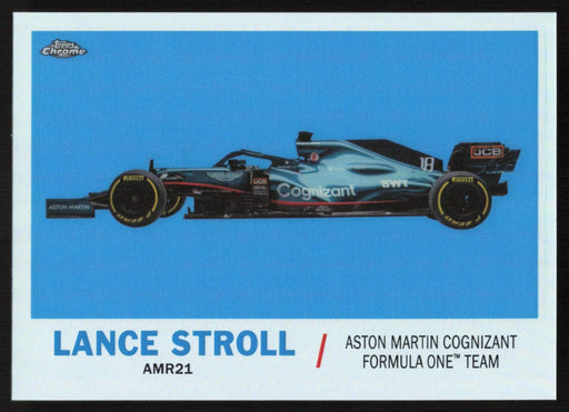 Lance Stroll 2021 Topps Chrome Formula 1 1961 Topps Sports Cars # T61-LS Insert - Collectible Craze America