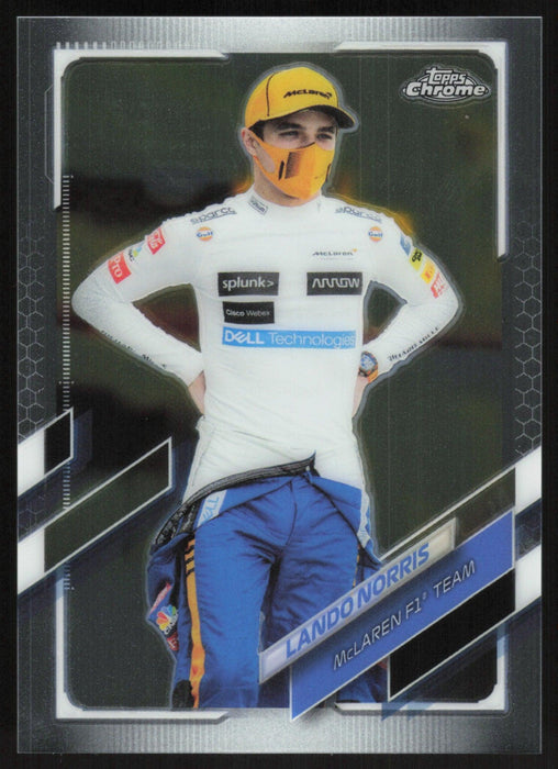 Lando Norris 2021 Topps Chrome Formula 1 # 52 McLaren F1 Team - Collectible Craze America