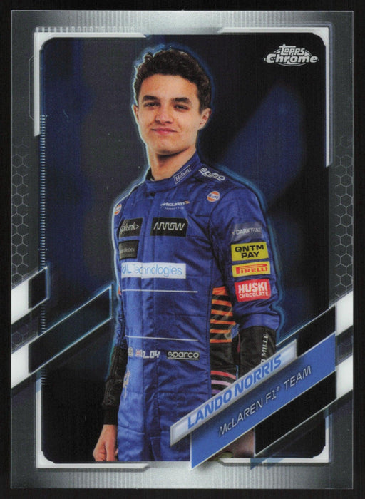 Lando Norris 2021 Topps Chrome Formula 1 # 6 McLaren F1 Team - Collectible Craze America