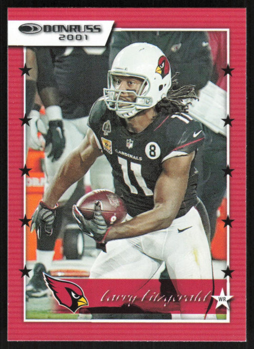 Larry Fitzgerald 2021 Donruss Retro 2001 # 01-1 Arizona Cardinals - Collectible Craze America