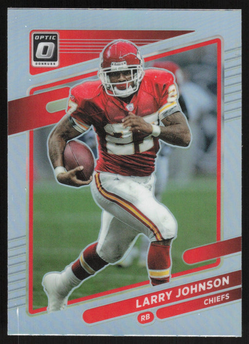 Larry Johnson 2021 Donruss Optic # 38 Silver Prizm Kansas City Chiefs - Collectible Craze America