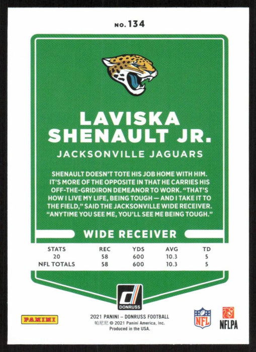 Laviska Shenault Jr. 2021 Donruss Football # 134 Jacksonville Jaguars Base - Collectible Craze America