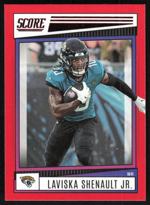 Laviska Shenault Jr. 2022 Panini Score Football # 19 Red Jacksonville Jaguars - Collectible Craze America