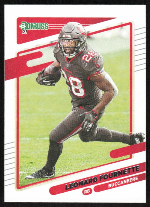 Leonard Fournette 2021 Donruss Football # 102 Tampa Bay Buccaneers Base - Collectible Craze America