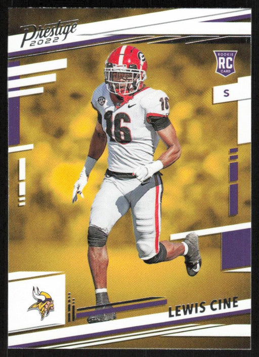 Lewis Cine 2022 Panini Prestige # 363 RC Minnesota Vikings - Collectible Craze America