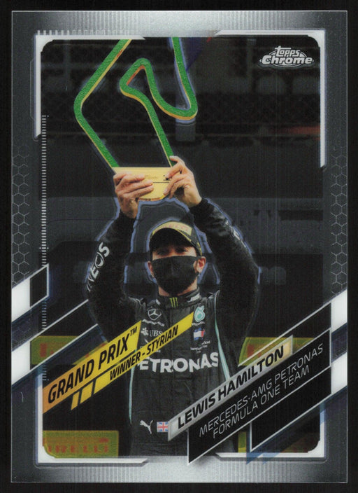 Lewis Hamilton 2021 Topps Chrome Formula 1 # 139 Mercedes-AMG Petronas Formula One Team - Collectible Craze America