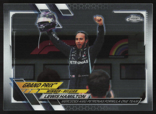 Lewis Hamilton 2021 Topps Chrome Formula 1 # 140 Mercedes-AMG Petronas Formula One Team - Collectible Craze America