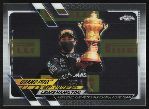 Lewis Hamilton 2021 Topps Chrome Formula 1 # 141 Mercedes-AMG Petronas Formula One Team - Collectible Craze America