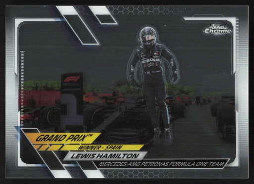 Lewis Hamilton 2021 Topps Chrome Formula 1 # 143 Mercedes-AMG Petronas Formula One Team - Collectible Craze America