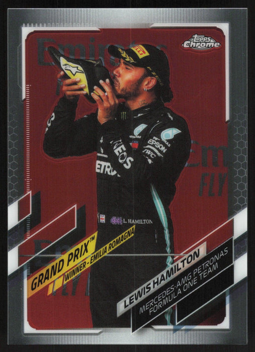 Lewis Hamilton 2021 Topps Chrome Formula 1 # 150 Mercedes-AMG Petronas Formula One Team - Collectible Craze America