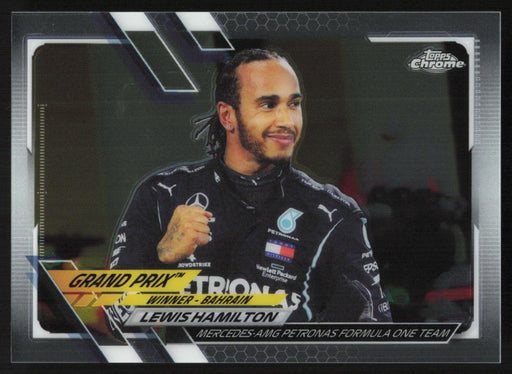 Lewis Hamilton 2021 Topps Chrome Formula 1 # 152 Mercedes-AMG Petronas Formula One Team - Collectible Craze America