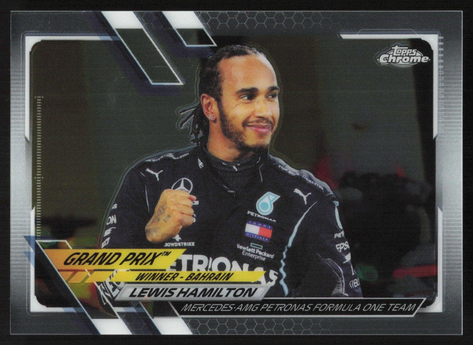 Lewis Hamilton 2021 Topps Chrome Formula 1 # 152 Mercedes-AMG Petronas Formula One Team - Collectible Craze America