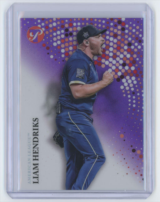 Liam Hendriks 2022 Topps Pristine # 272 Purple Refractor 24/99 Chicago White Sox - Collectible Craze America