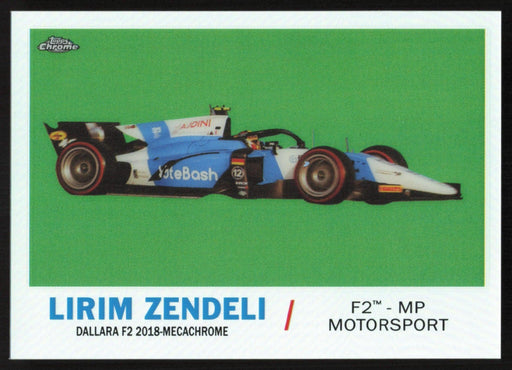 Lirim Zendeli 2021 Topps Chrome Formula 1 1961 Topps Sports Cars # T61-LZ Insert - Collectible Craze America