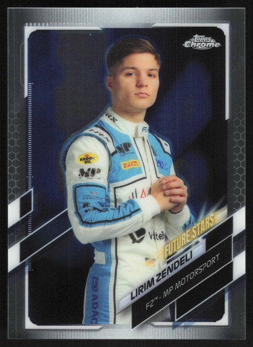 Lirim Zendeli 2021 Topps Chrome Formula 1 # 62 F2 - MP Motorsport - Collectible Craze America