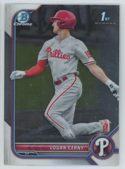 Logan Cerny 2022 Bowman Chrome Prospects # BCP-120 1st Bowman Philadelphia Phillies - Collectible Craze America