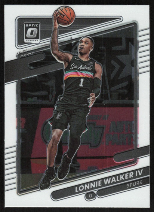 Lonnie Walker IV 2021 Panini Donruss Optic # 16 San Antonio Spurs Base - Collectible Craze America