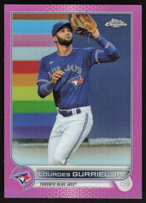 Lourdes Gurriel Jr. 2022 Topps Chrome # 206 Pink Refractor Toronto Blue Jays - Collectible Craze America